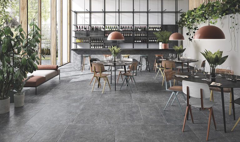 Chateau Porcelain Tile Kitchen Floor