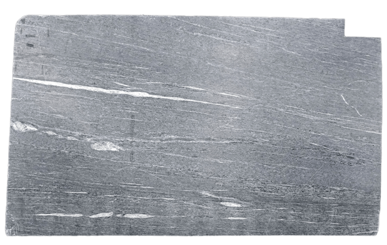 Black Black Grey Soapstone Slab