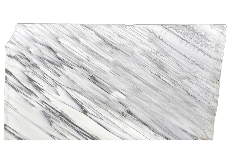 Calacatta Diagonal White Grey Marble Slab 170