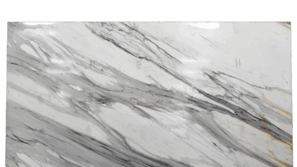 Calacatta Extra Borghini White Gold Grey Marble Slab