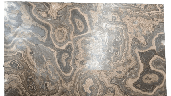 Ermosa Cross Cut Brown Marble Slab 158