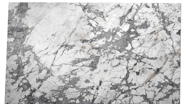 Invisible White White Grey Marble Slab 179