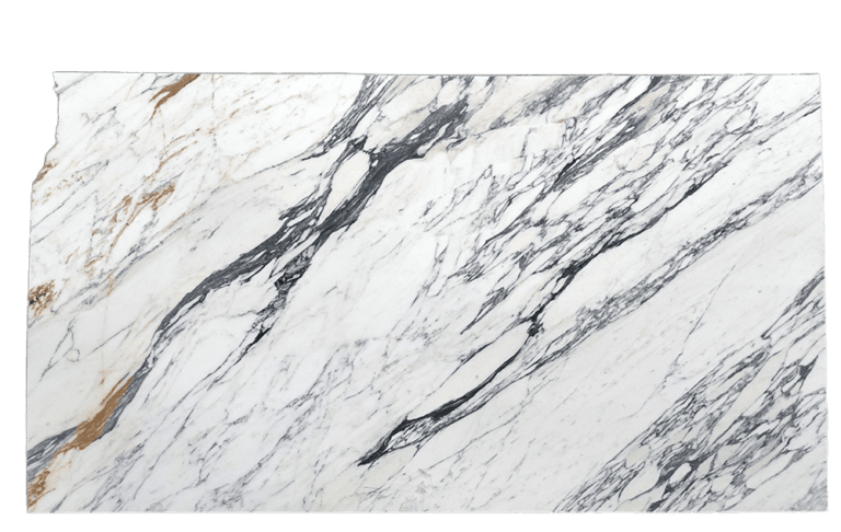 Statuario Corchia White Black Marble Slab