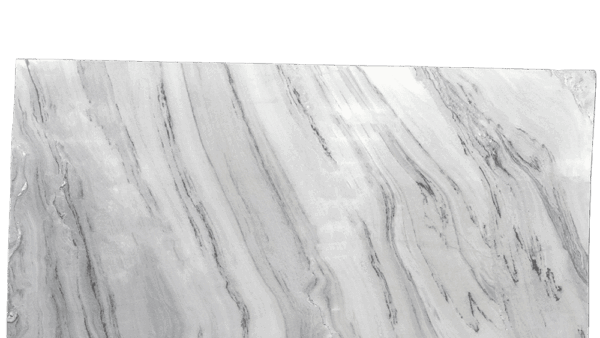 Superlative White Blue Grey Marble Slab