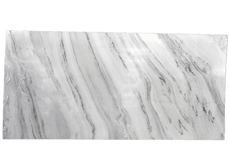 Superlative White Blue Grey Marble Slab