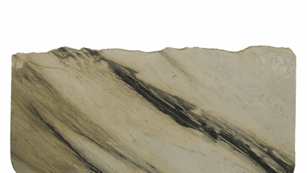 Poanazzo White Black Marble Slab 392