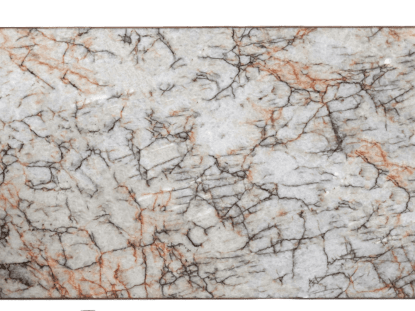 Tropical Cristallo White Blue Orange Quartzite Slab 419
