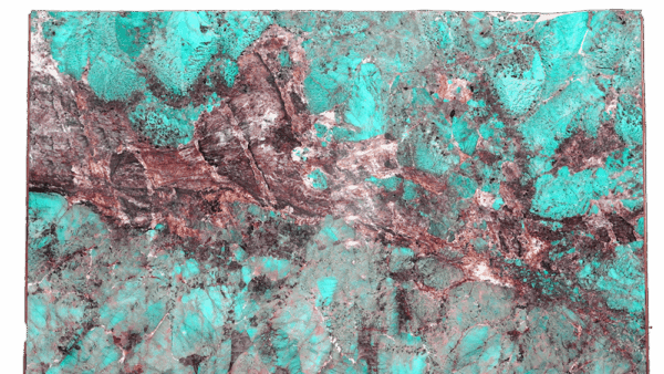 Amazonite Turquoise Blue Brown Quartzite Slab