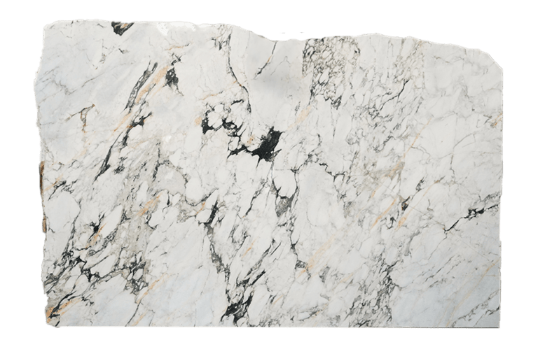 Calacatta Monet White Green Purple Marble Slab 447