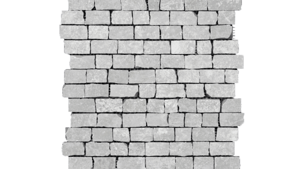 Chateau Gris Petit Mur Mos Porcelian Tile Mosaic