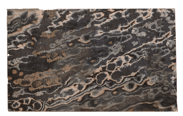 Coral Black Brown Onyx Slab 443