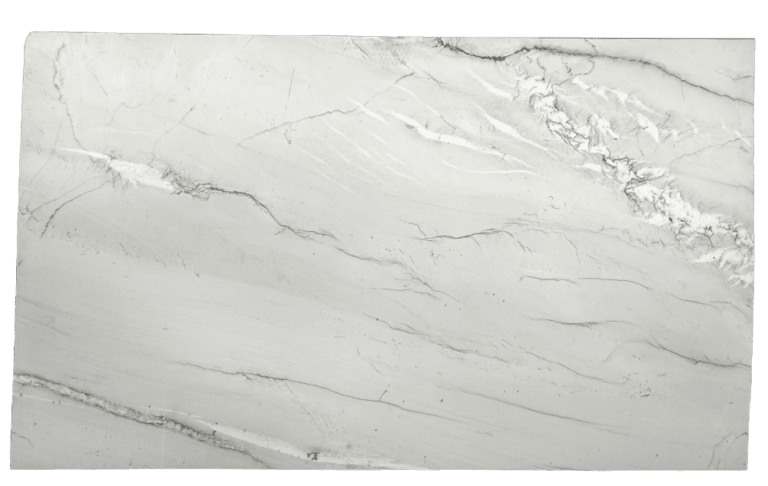 Mont Blanc Leathered White Grey Quartzite Slab