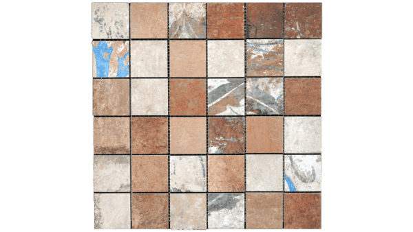 Tagina Il Cotto Red 2x2 Mosaic Porcelain Tile
