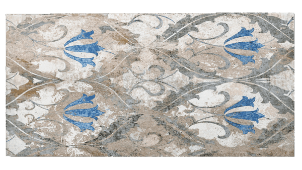 Tagine Il Cotto Clear Painted Decorative Porcelain Tile