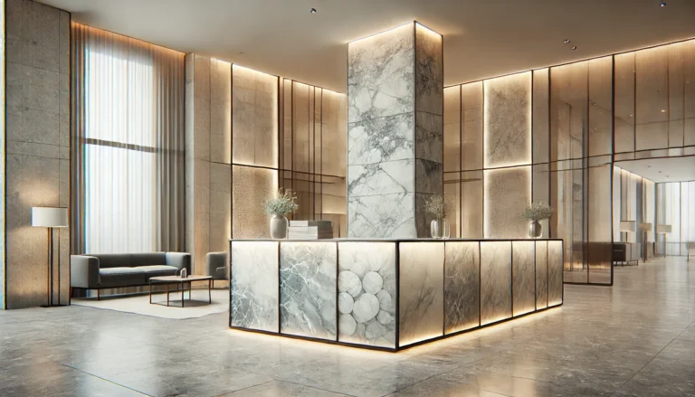 natural stone design commercial property Monterey Bay California