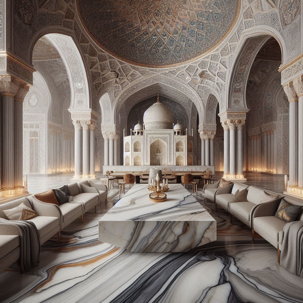 Taj Mahal Quartzite Slab For Countertops