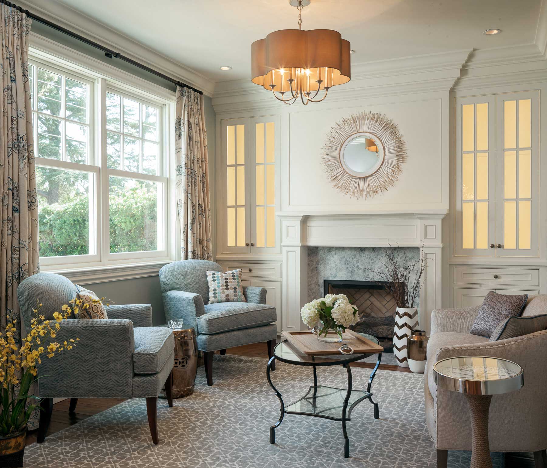 Azul Celeste Fireplace   850 Arroyo Ct