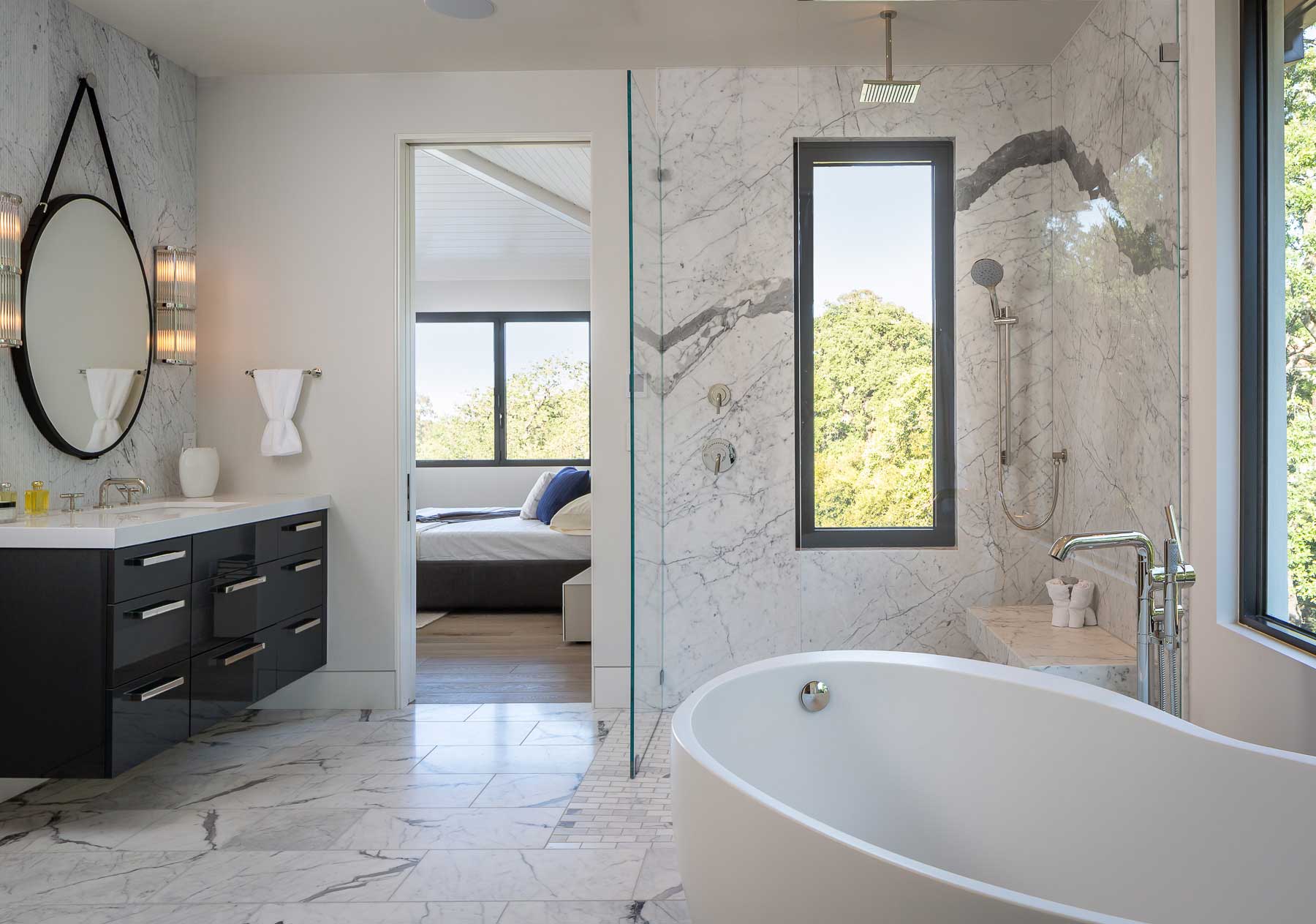 Calacatta Gold Supreme Bathroom   Old Adobe Rd