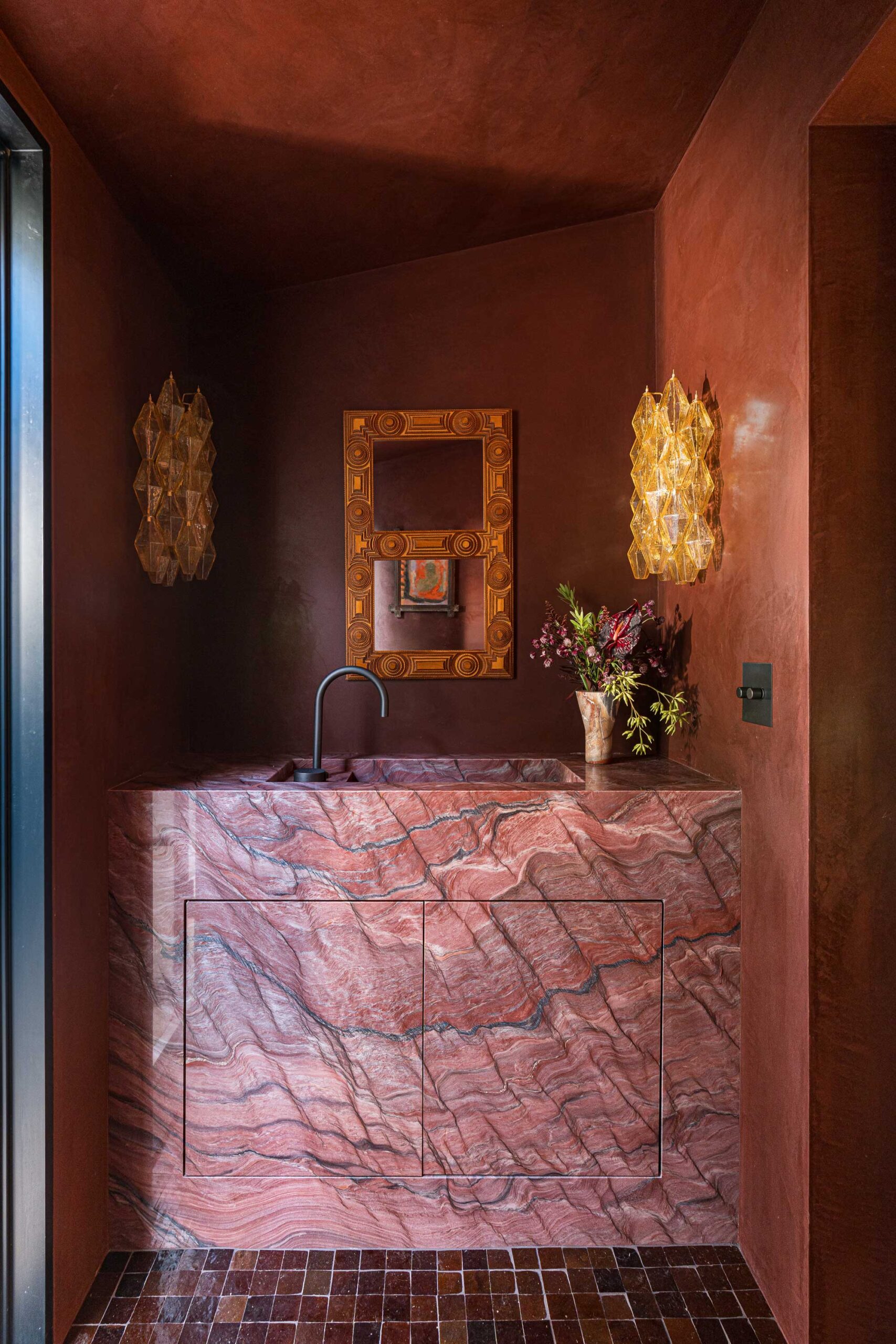 Fusion Fire Powder Room Vanity   Hommeboys  Showroom Sonoma (1)