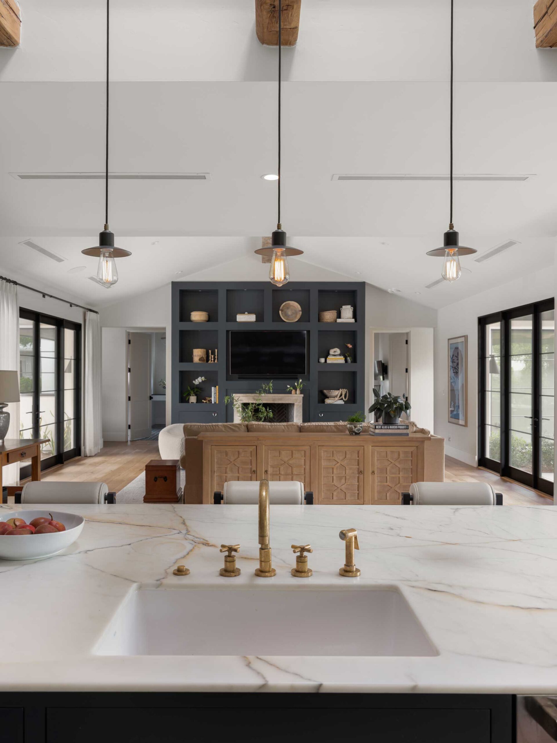 Paonazetto Marble Kitchen Island Counters Backsplash   Hubbard Home (7)