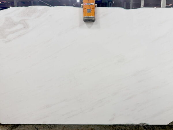 Bianco Rhino honed Marble Slab
