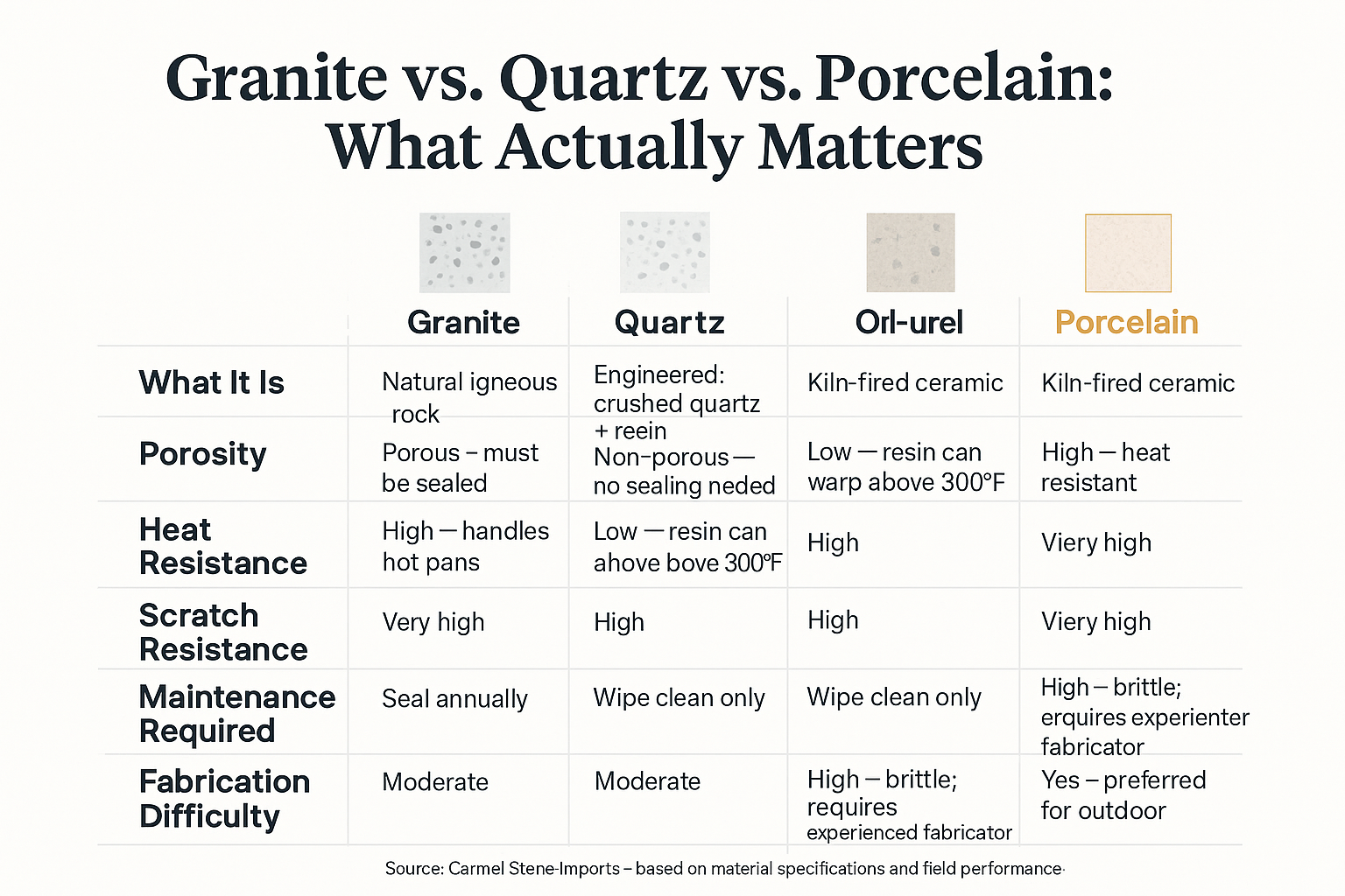 The Real Difference Between These Three Stone Surfaces