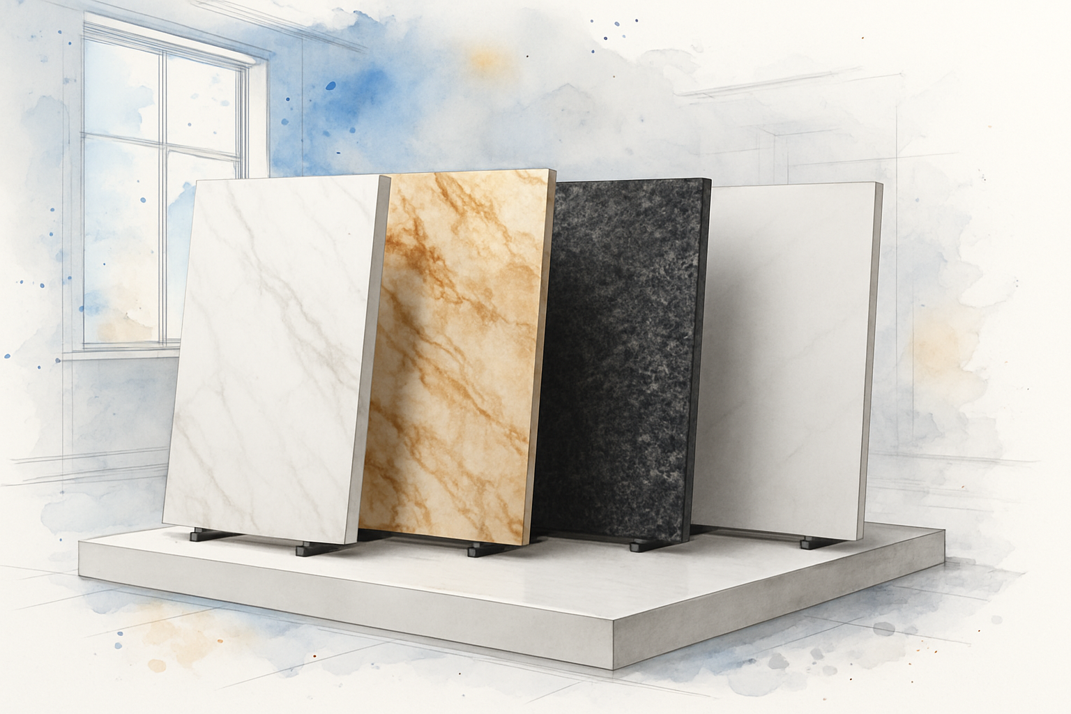 Marble, Quartzite, Granite, or Porcelain — How to Actually Decide